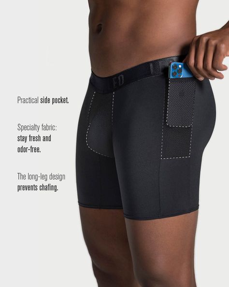 Ropa Interior Masculina Boxer Deportivo 033309 Azul-2