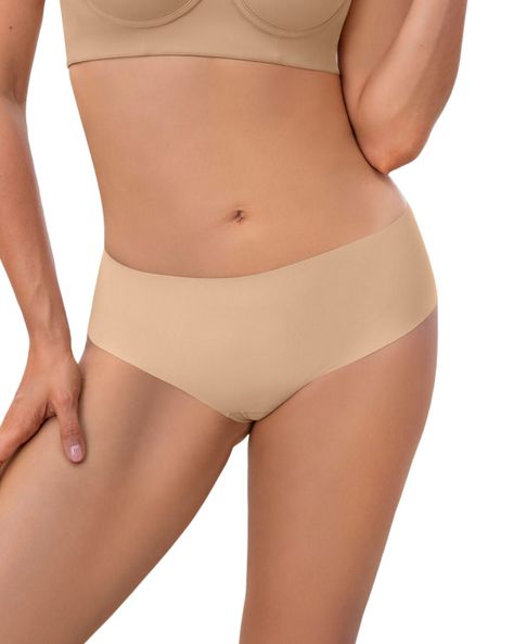 Panties Hipsters y Cacheteros 092065 Marrón Claro-0