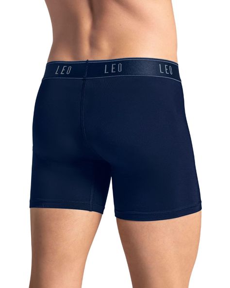 Ropa Interior Masculina Boxer Medio 033354 Azul oscuro-1