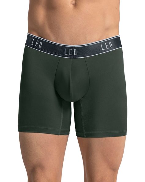 Ropa Interior Masculina Boxer Corto 033328 Verde oscuro-0
