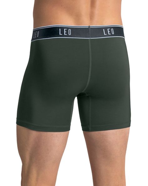 Ropa Interior Masculina Boxer Corto 033328 Verde oscuro-1