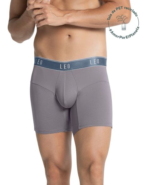 Ropa Interior Masculina Boxer Deportivo 033330 Gris-0