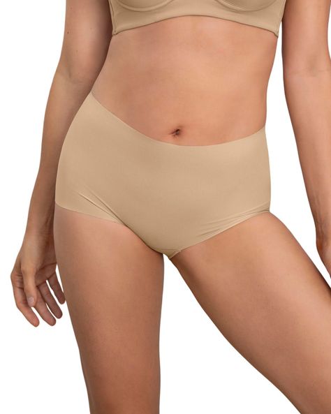 Panties Hipsters y Cacheteros 092064 Marrón Claro-0