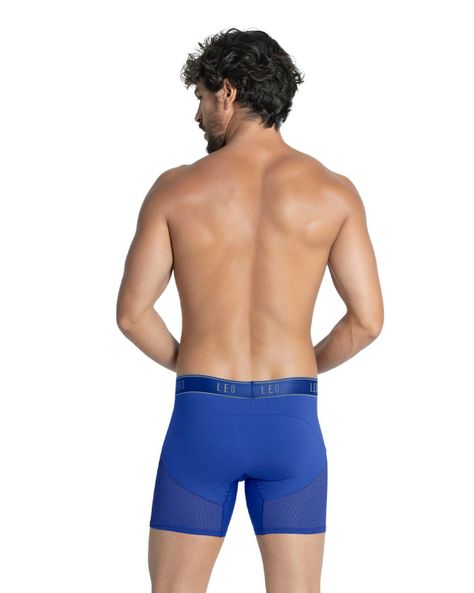 Ropa Interior Masculina Boxer Deportivo 033272N Azul-1