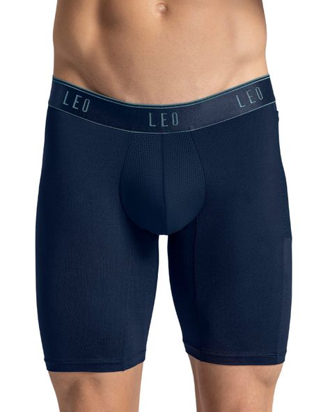 Ropa Interior Masculina Boxer Deportivo 033309 Azul oscuro-0