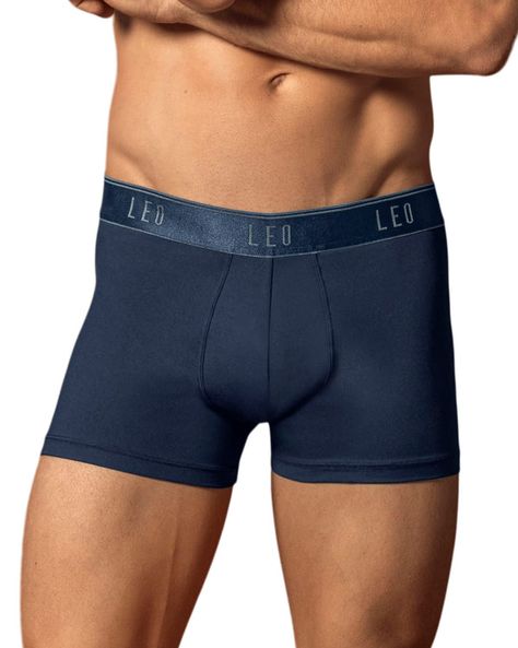 Ropa Interior Masculina Boxer Corto 033355 Azul oscuro-0