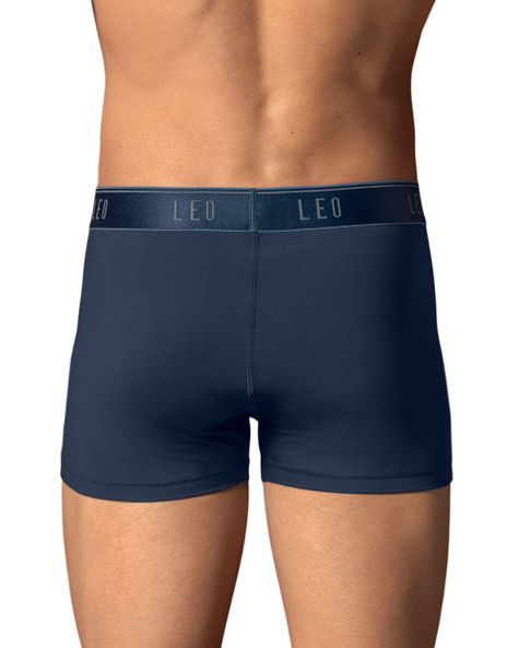 Ropa Interior Masculina Boxer Corto 033355 Azul oscuro-1