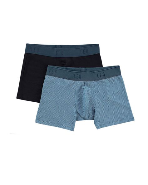 Ropa Interior Masculina Boxer Corto 33212X2 Azul-0