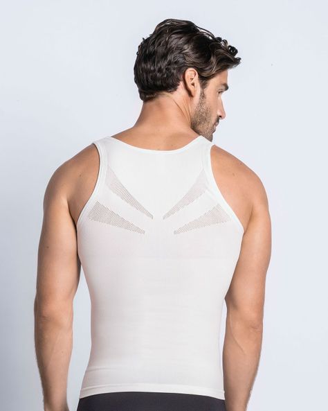 Faja Masculina Control de abdomen 035010 Blanco-1