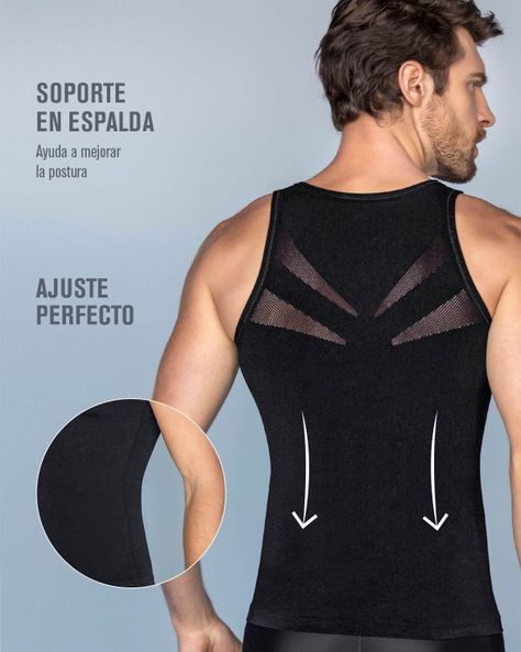 Faja Masculina Control de abdomen 035010 Blanco-3