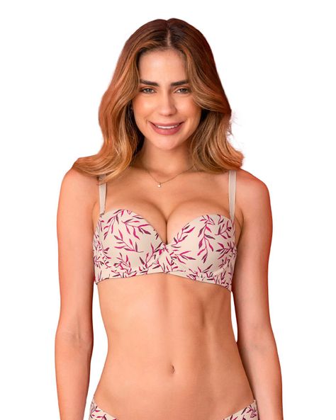 Sostén Doble Realce 011843 Estampado Ramas-0