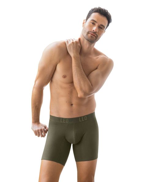 Ropa Interior Masculina Boxer Medio 033123 Verde-0
