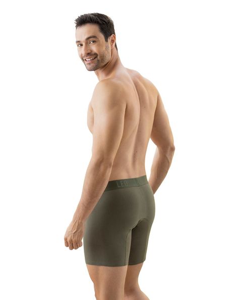 Ropa Interior Masculina Boxer Medio 033123 Verde-1