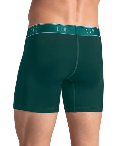 Ropa Interior Masculina Boxer Medio 033354 Verde oscuro-1