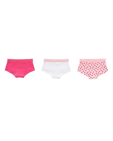 Infantil Calzón niña 62301X3 Fucsia / Estampado C-1