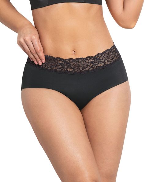 Panties Hipsters y Cacheteros 012960 NEGRO-0
