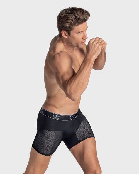 Ropa Interior Masculina Boxer Deportivo 033272N Negro-3