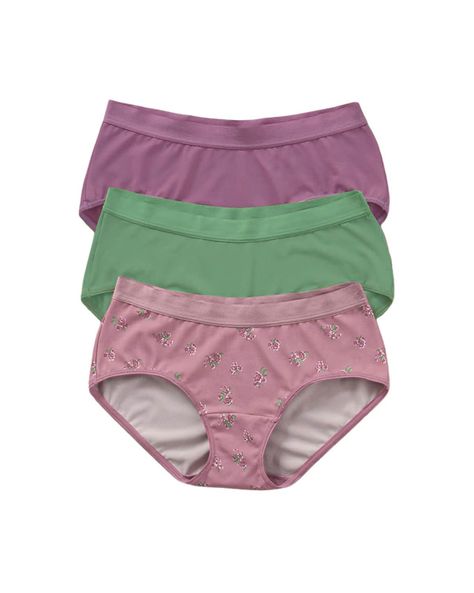 Panties Hipsters y Cacheteros 12686X3 Verde-0