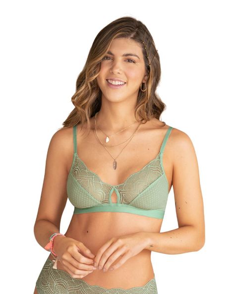 Sostén Bralette 091025 Verde Medio-0
