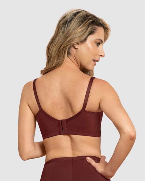 Sostén Realce Medio 71321 Rojo Oscuro-1