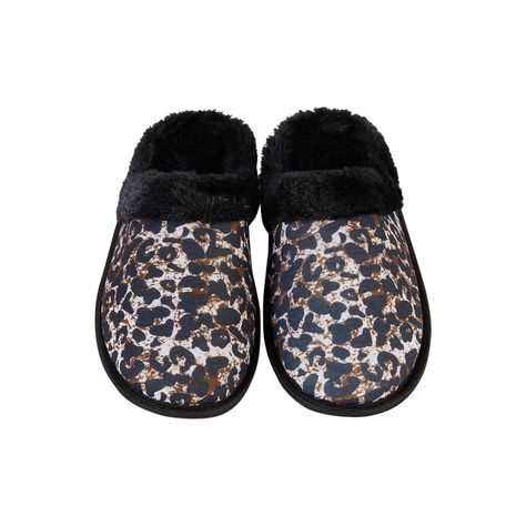 Pantufla Mujer Estampada Negro I Fashion's Park-0