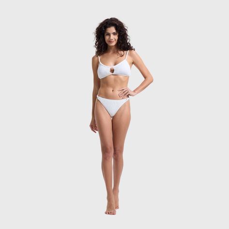 Traje De Baño Mujer Calzon Argolla Blanco Fashion's Park-3