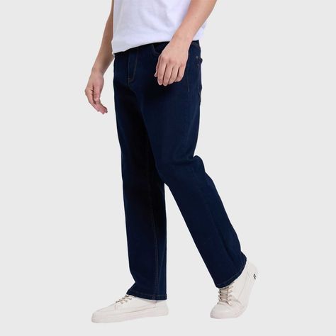 Jeans Hombre Straight 605 Azul-1