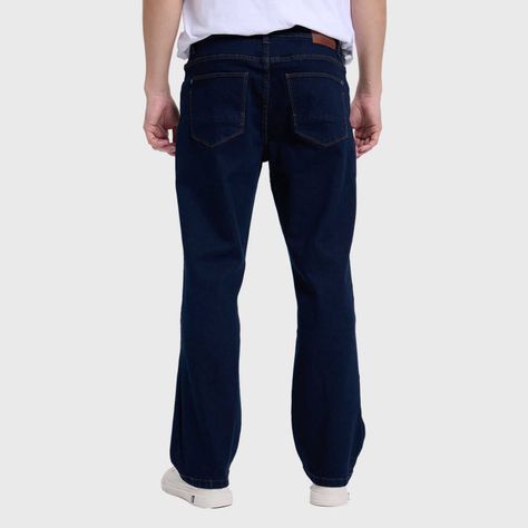 Jeans Hombre Straight 605 Azul-2