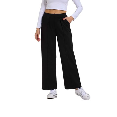 Pantalón Mujer Sastrero Pretina Negro I Fashion's Park-0