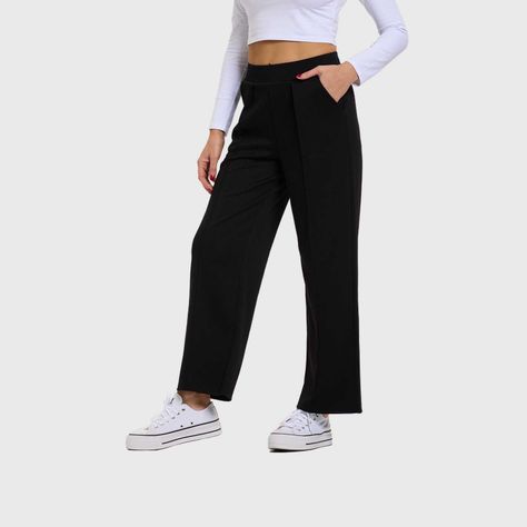 Pantalón Mujer Sastrero Pretina Negro I Fashion's Park-1