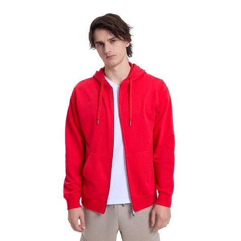 Polerón Hombre Básico Rider Rojo Fashion´s Park-0