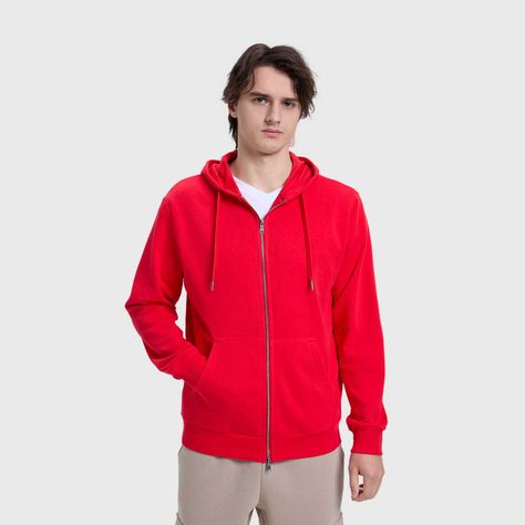 Polerón Hombre Básico Rider Rojo Fashion´s Park-1