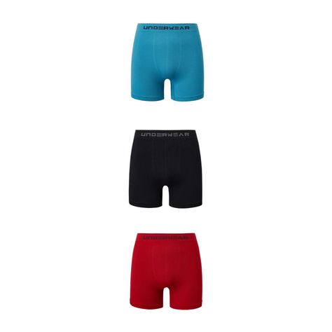 Boxer Hombre Tripack Medio Negro Fashions Park-0
