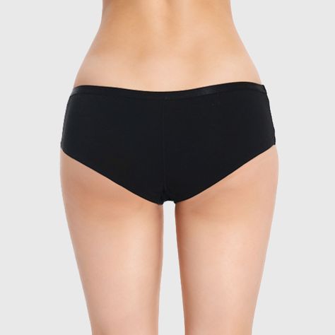Calzón Mujer Deportivo Short Liso Negro-1