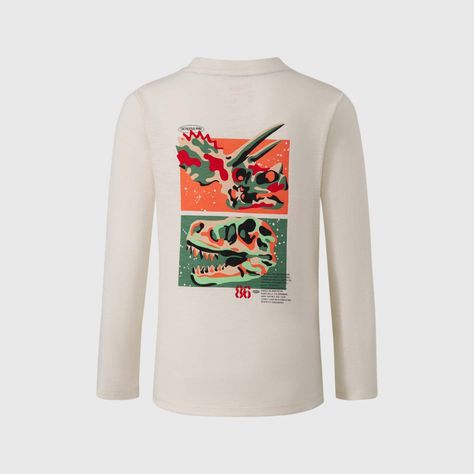 Polera Niño Print Crudo I Fashion's Park-1