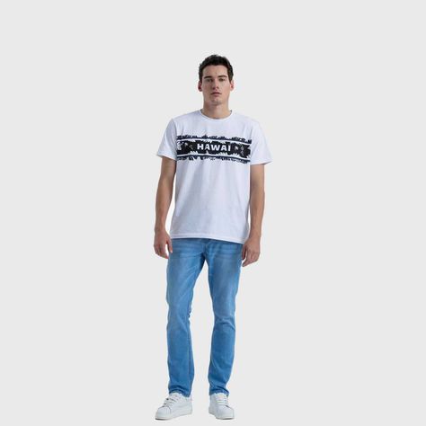 Jeans Hombre Slim 701 Azul Claro-3