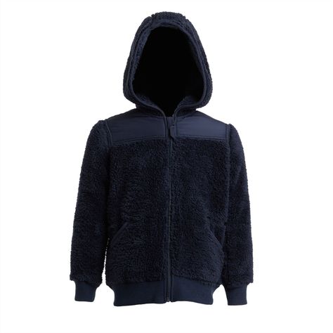 Polar Full Zipper Azul Marino I Niño-0