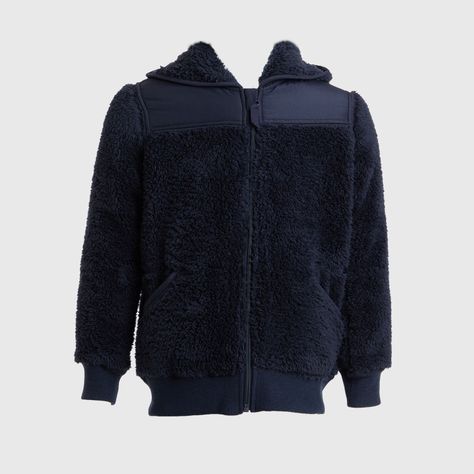 Polar Full Zipper Azul Marino I Niño-1