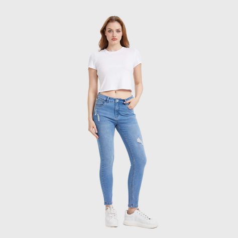 Polera Mujer Crop Amarras Blanco Fashion´s Park-3