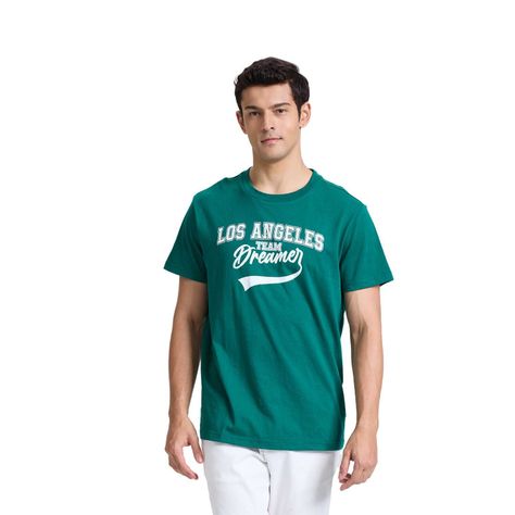 Polera Hombre College Verde Fashions Park-0