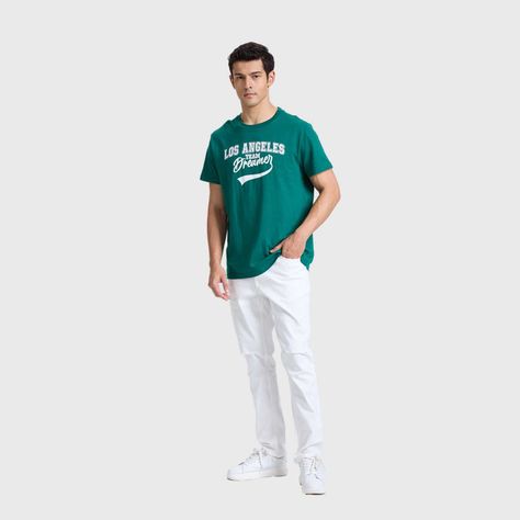 Polera Hombre College Verde Fashions Park-3