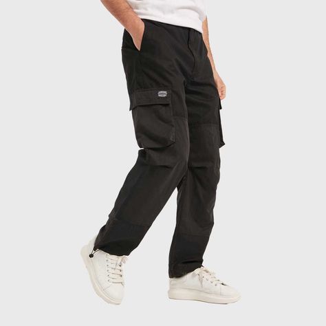 Pantalón Hombre Cargo Negro Fashion´s Park-1