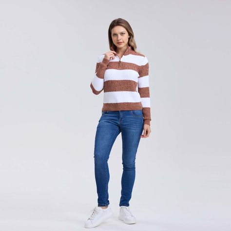 Sweater Mujer Tejido Beige Ii-3
