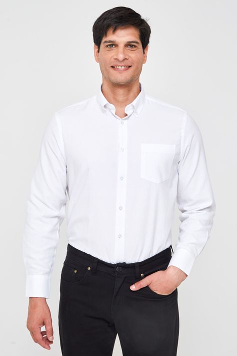 Camisa Oxford Casual-0