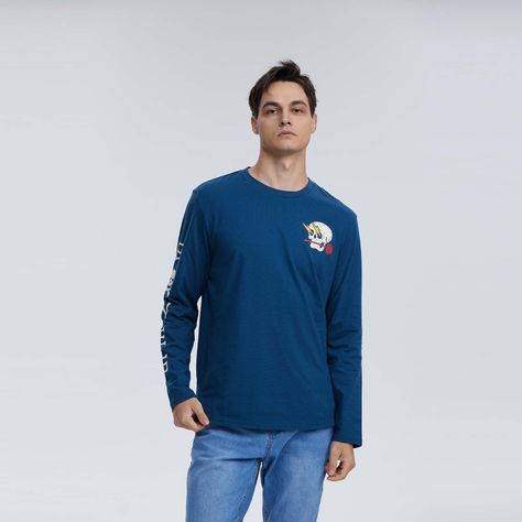 Polera Hombre Night Print Azul Oscuro Fashion´s Park-0