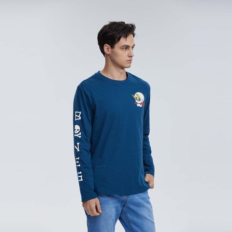 Polera Hombre Night Print Azul Oscuro Fashion´s Park-1