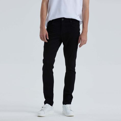 Jeans Hombre Skinny 610 Negro-0