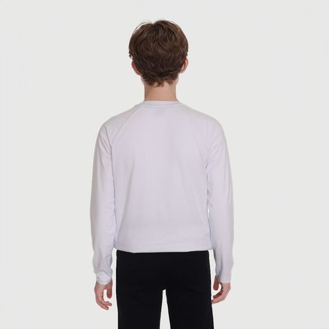Polera Niño Print Blanco-1