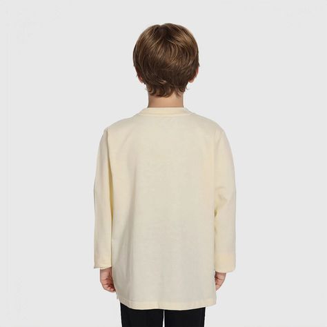 Polera Niño Print Relieve Crudo-1