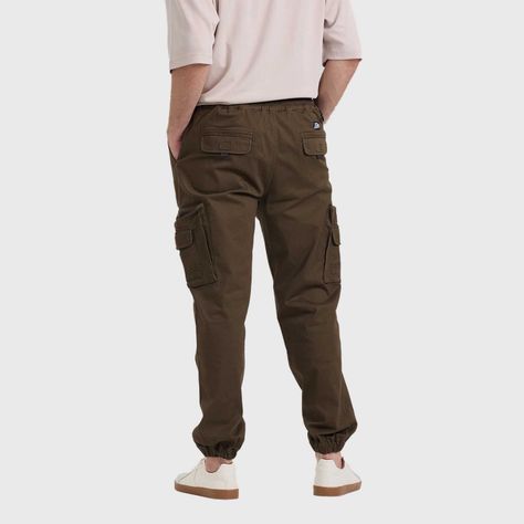 Pantalón Hombre Cargo Verde Militar Fashion's Park-2